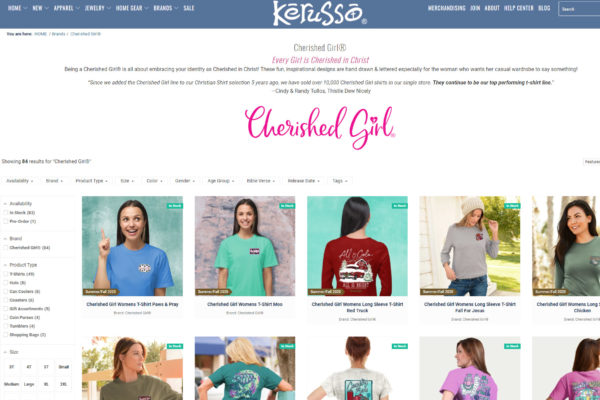 browse by Cherished Girl brand