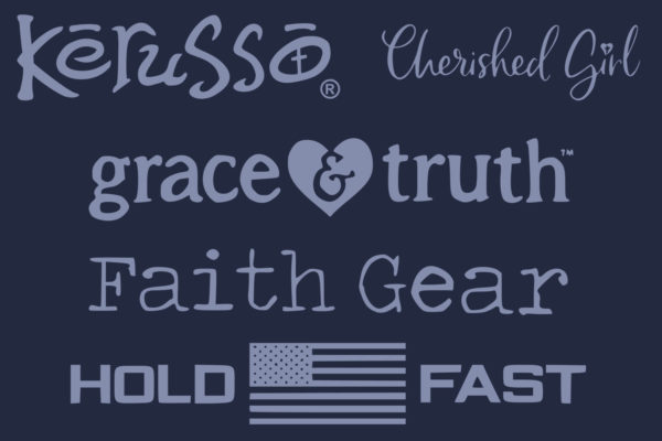 Kerusso, Cherished Girl, grace & truth, Faith Gear, Hold Fast